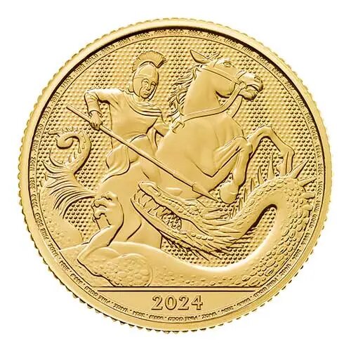 1 Unze Gold St. Georg und der Drache 2024