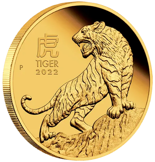 1 Unze Gold Lunar Serie III Tiger 2022
