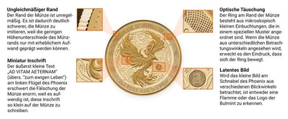 1 Unze Gold Niue Phoenix 2025