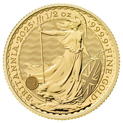 1/2 Unze Gold Britannia 2025