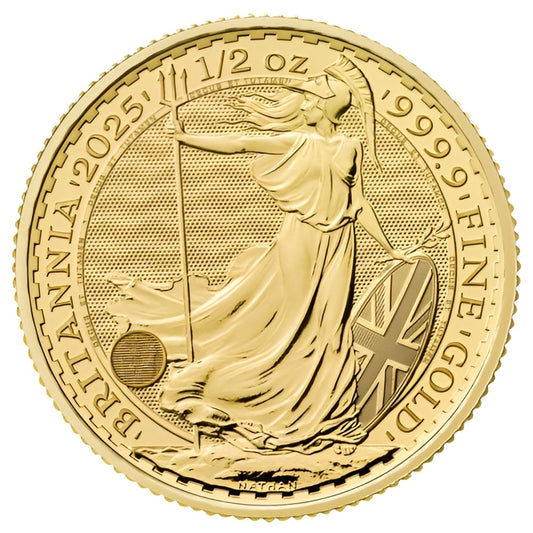 1/2 Unze Gold Britannia 2025