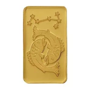 Goldbarren - Sternzeichen "Fisch"
