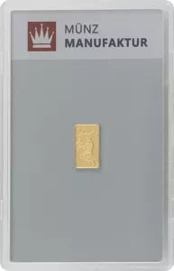 Goldbarren - Sternzeichen "Jungfrau"