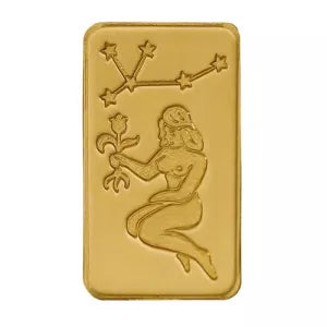 Goldbarren - Sternzeichen "Jungfrau"