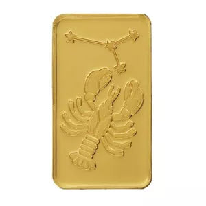 Goldbarren - Sternzeichen "Krebs"