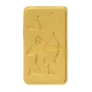 Goldbarren - Sternzeichen "Schütze"