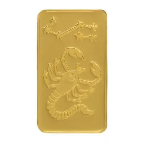Goldbarren - Sternzeichen "Skorpion"
