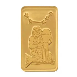 Goldbarren - Sternzeichen "Wassermann"