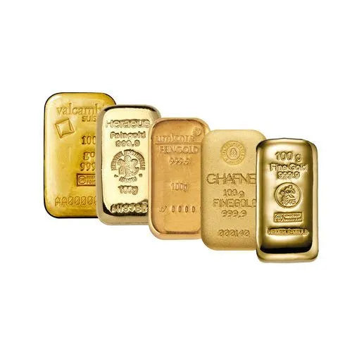 100g Goldbarren diverse Hersteller