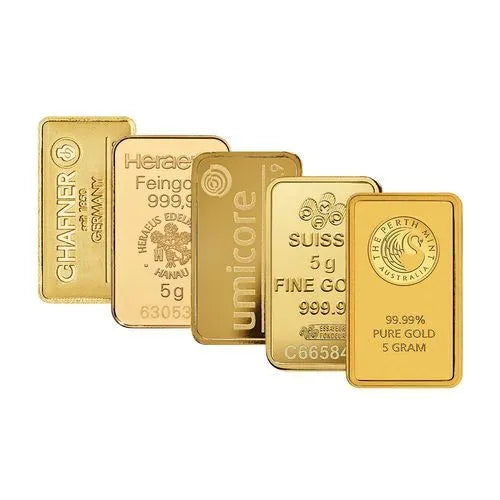 5g Goldbarren diverse Hersteller Goldbarren diverse Hersteller 5 Gramm | Glänzend Vorsorgen