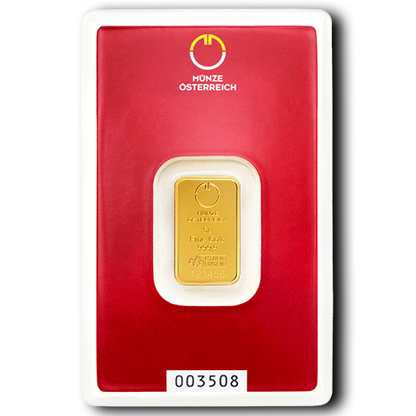 5g Gold Prägebarren Münze Österreich Goldbarren Münze Österreich 5 Gramm | Glänzend Vorsorgen