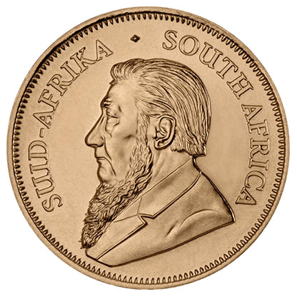 Wertseite 5 x 1 Unze Gold Krügerrand - diverse Jahrgänge, South African Mint