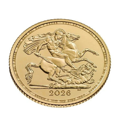 3,66g Gold Half Sovereign 2026