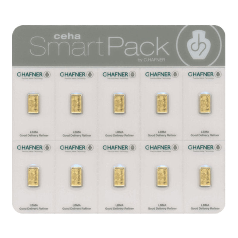 10x2g Gold Smartback C. Hafner