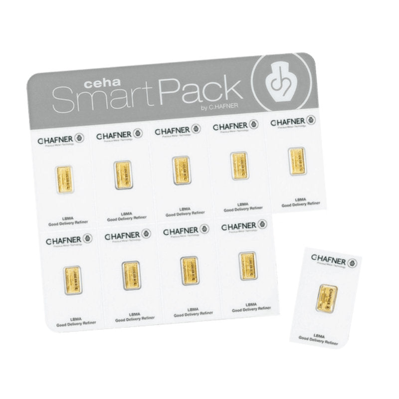 10x2g Gold Smartback C. Hafner
