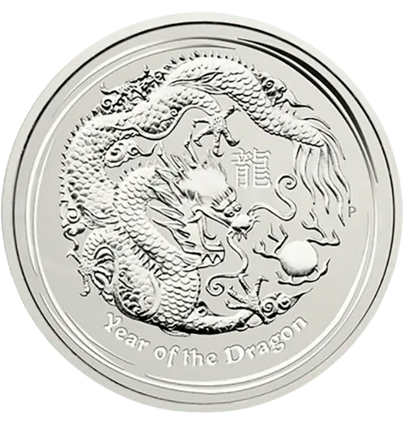 1 Kilo Silber Lunar II Drache 2012 differenzbesteuert