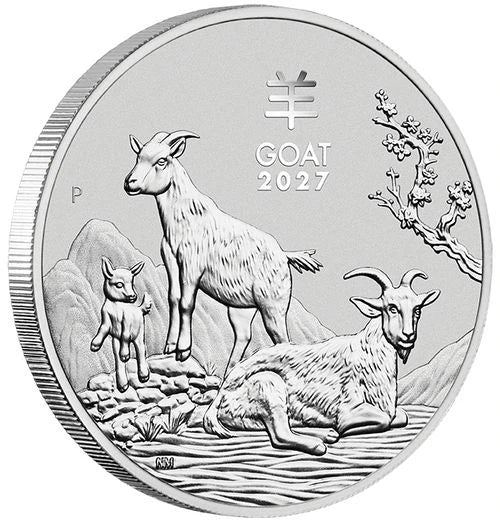 1/2 Unze Silber Lunar III Ziege 2027