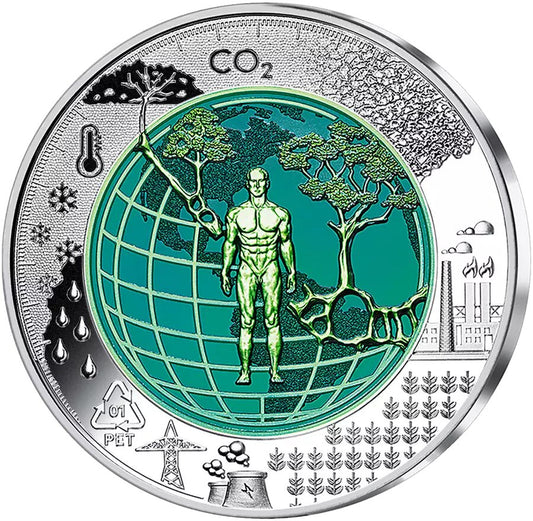9,0 Gramm Silber Niob "Anthrozophän" 2018