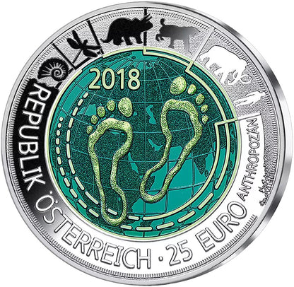 9,0 Gramm Silber Niob "Anthrozophän" 2018