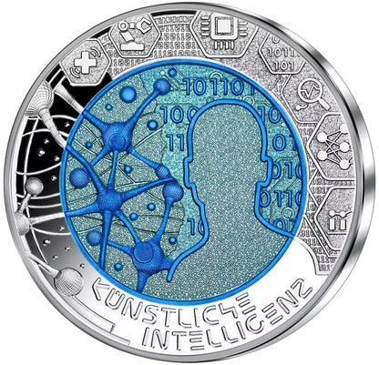 9,0 Gramm Silber Niob "Künstliche Intelligenz" 2019