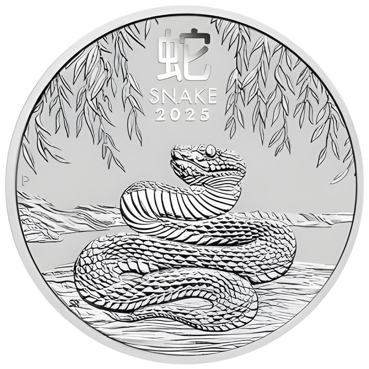 Silbermünzen Lunar Serie III - Schlange 2025 - 1 Unze - differenzbesteuert