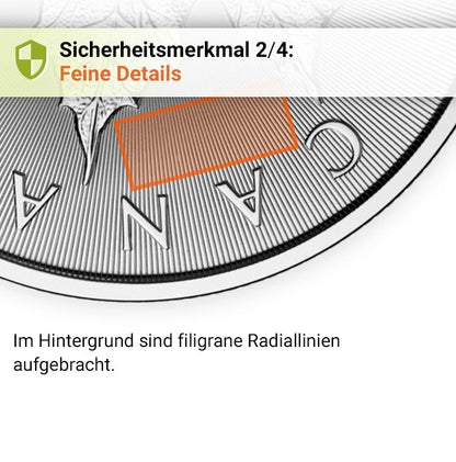 1 Unze Silber Maple Leaf 2026 Silbermünze Royal Canadian Mint 1 Unze | Glänzend Vorsorgen