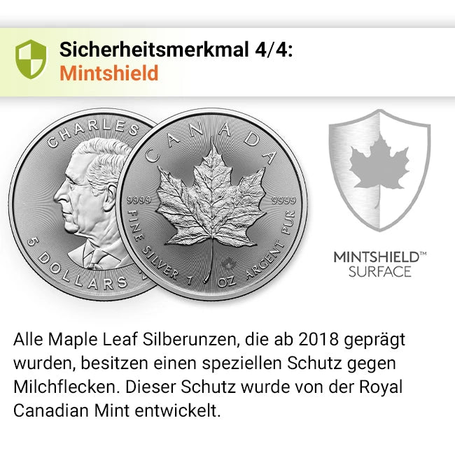 1 Unze Silber Maple Leaf 2026 Silbermünze Royal Canadian Mint 1 Unze | Glänzend Vorsorgen