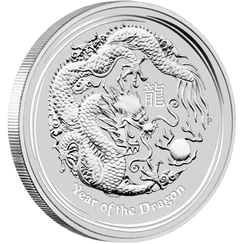 1 Kilo Silber Lunar II Drache 2012 differenzbesteuert