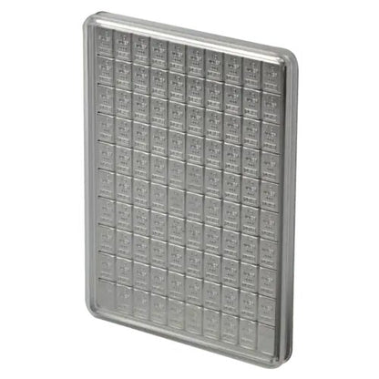 100x1g Silber Tafelbarren Valcambi