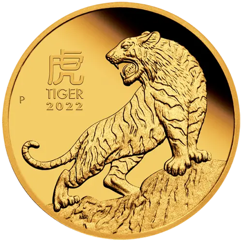 1 Unze Gold Lunar Serie III Tiger 2022