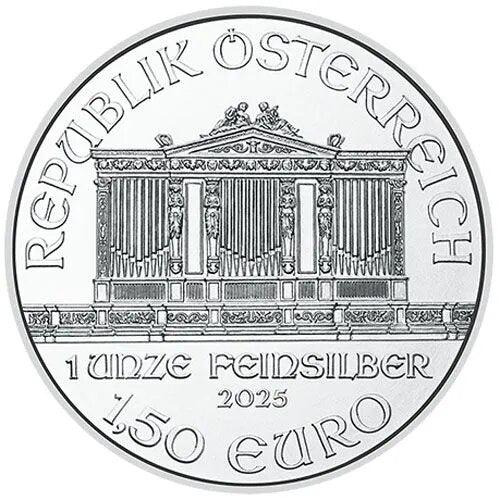 Hot Deal! 20 x 1 Unze Silber Wiener Philharmoniker 2025 - DIFFERENZBESTEUERT! Silbermünze Münze Österreich 20 Unzen Tube | Glänzend Vorsorgen